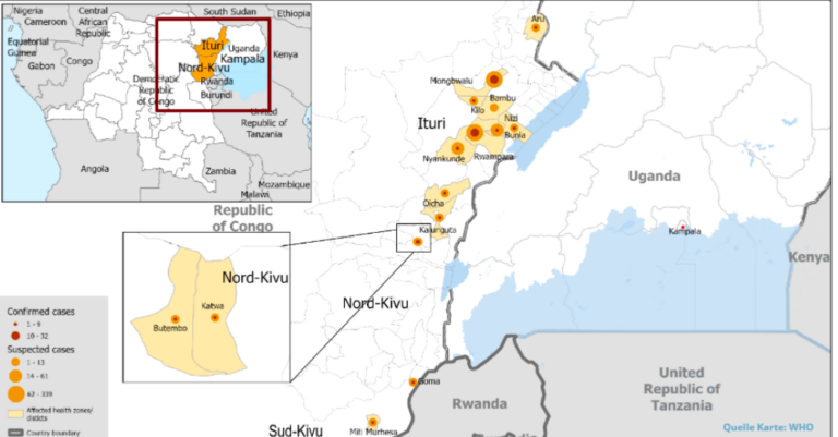 Ebola-Ausbruch in Zentralafrika – ein Appell:   Warum unsere Arbeit jetzt mehr denn je gefragt ist